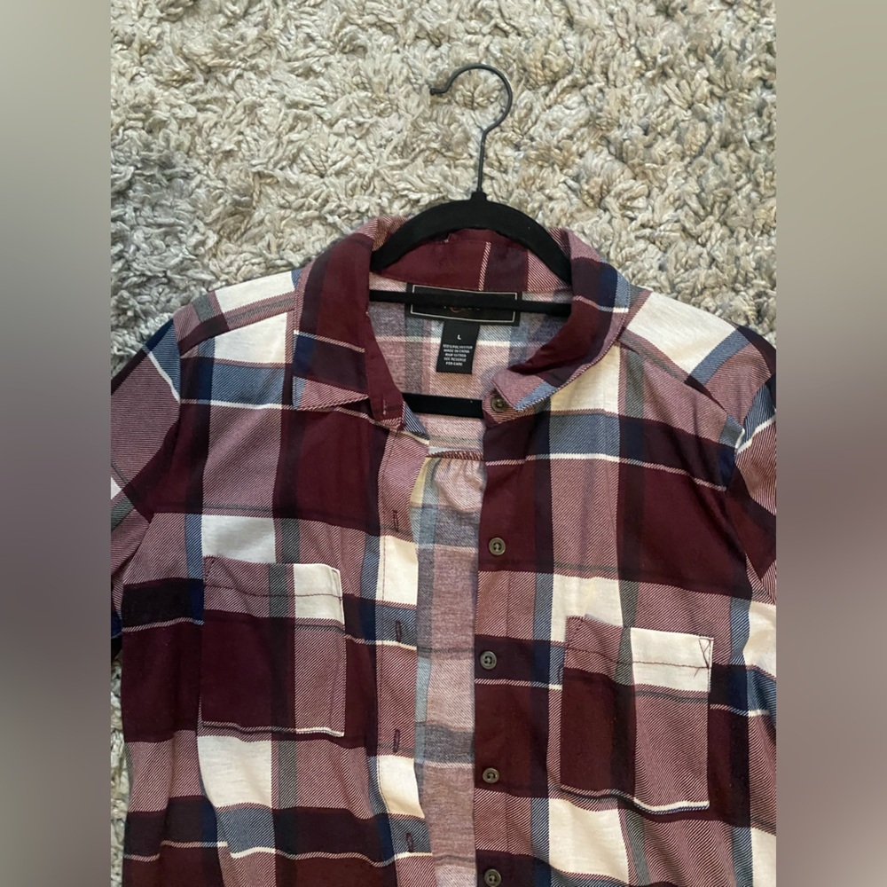 Polly & Esther Multicolor Plaid Shirt